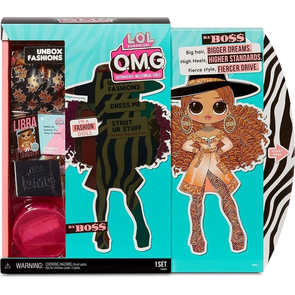 LOL Surprise OMG ~ Da Boss ~ Fashion Doll ~ 20 Surprises ~ Series 3 ~ Brand New!